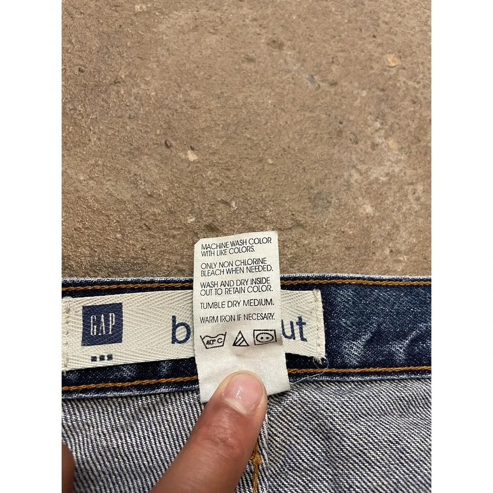 Gap Jeans Womens 14 Long Mid Rise Medium Wash Blue Boot Cut‎ 100% Cotton Denim